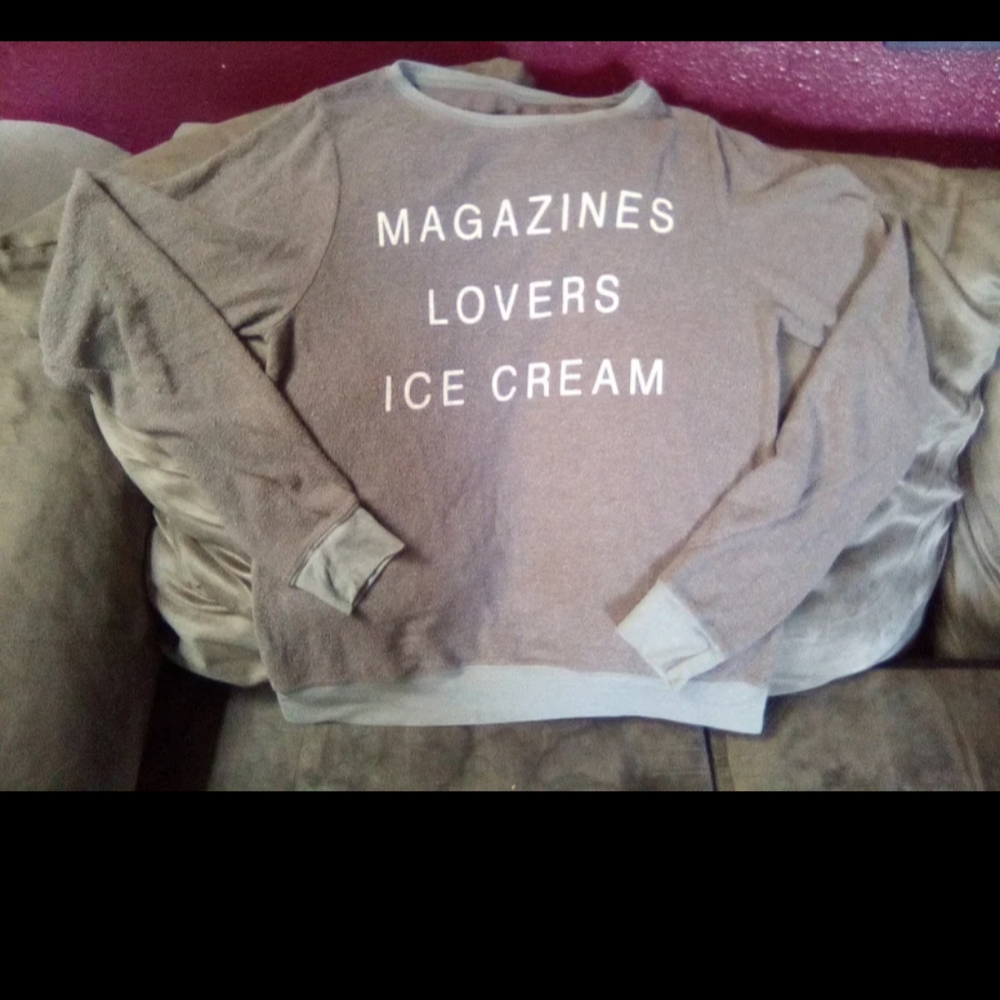 Wildfox Magazines Lovers Ice Cream Sweatshirt
